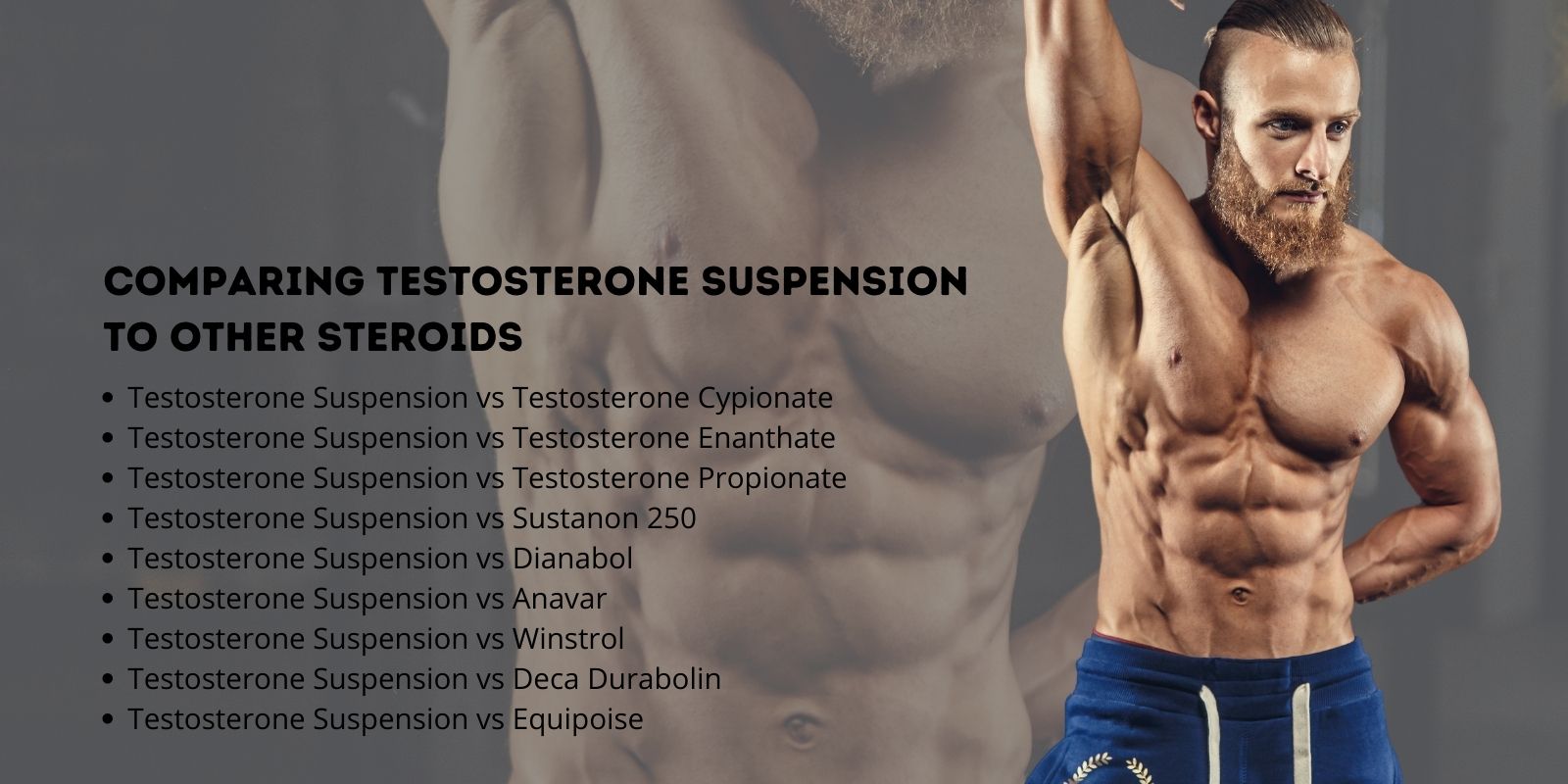 Testosteronisuspension vertaaminen muihin steroideihin
